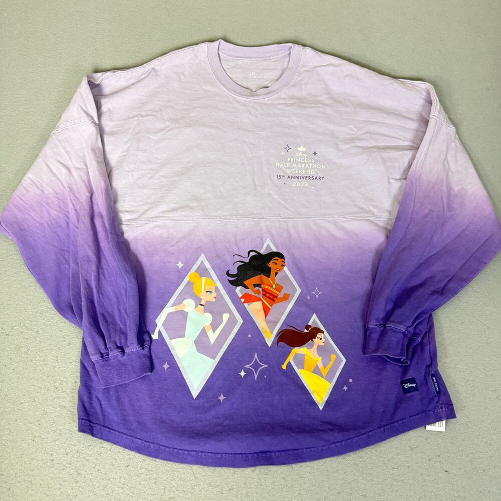 Disney runDisney Princess Half Marathon 2023 Spirit Jersey Purple Size 4